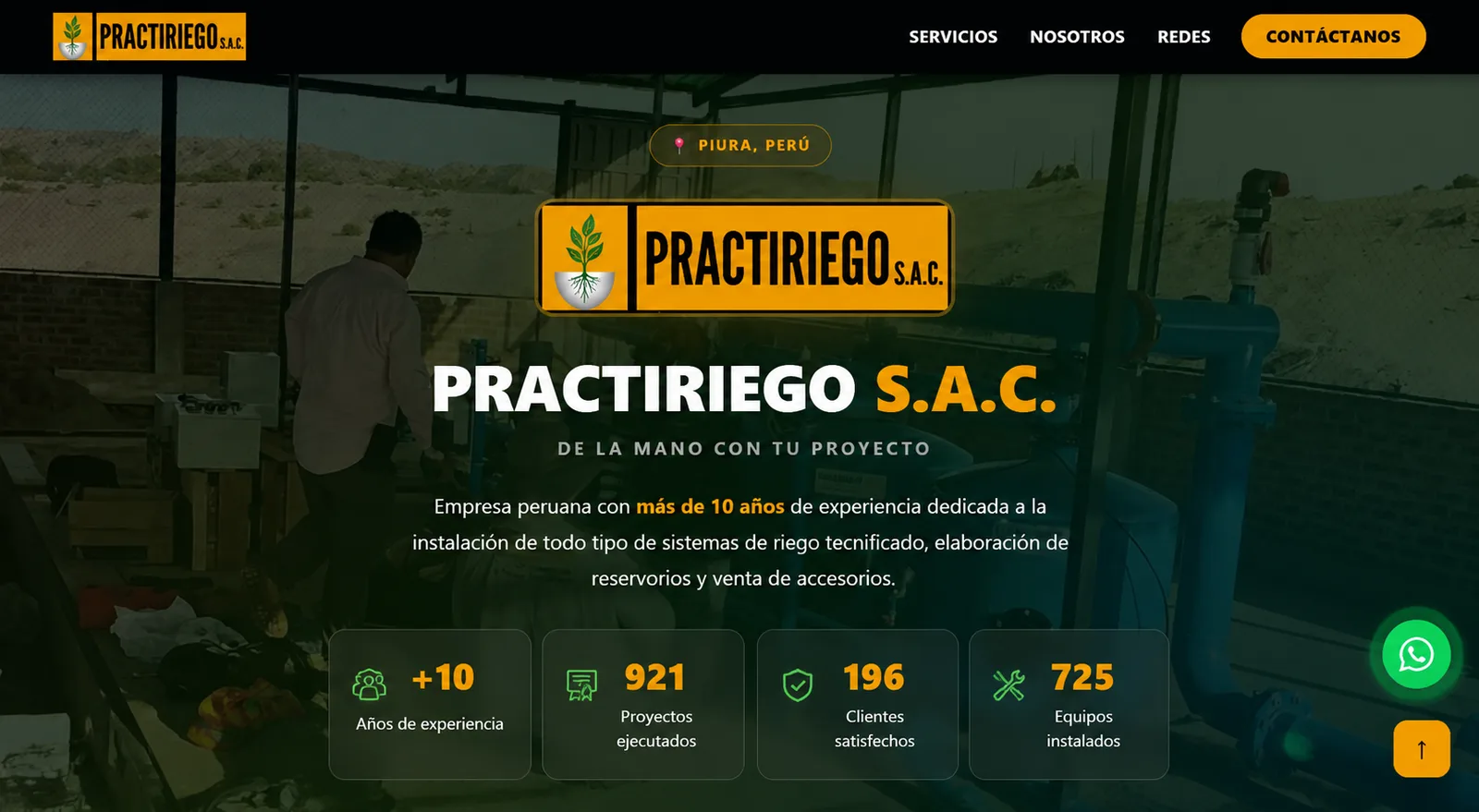 Hero PRACTIRIEGO SAC Piura